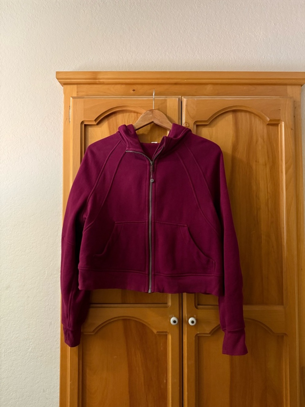 lululemon athletica Maroon Full-Zip Scuba